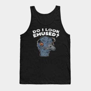 Funny Emu Bird Gifts, Funny Emo Music Quote Tank Top